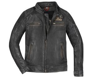 HolyFreedom Zero Summer perforated Motorcycle Leather Jacket, black, size S for Men