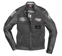 HolyFreedom Zero TL motorcycle leather/textile jacket, black, size 2XL for Men