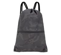 HOLYLUCK Drawstring Backpack Bag Sport Gym Sackpack, Black Camo, OneSize, Sport