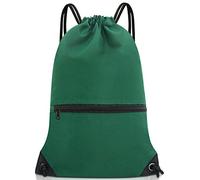 HOLYLUCK Drawstring Backpack Bag Sport Gym Sackpack, Bottle Green, OneSize, Sport