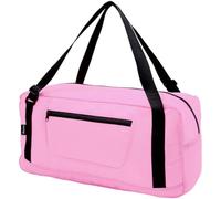 HOLYLUCK Foldable Travel Duffel Bag For Women & Men Luggage Great for Gym, Pink, 55L