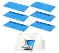 HolyMaji 10 Pieces Paint Spray Booth Exhaust Filter Pad, Airbrush Paint Booth Filter Replacement Paint Booth Intake Filters Compatible with Master, Paasche, Vevor, Vivohome