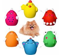 HOLYSTEED Squeaky Dog Toys for Small Dogs and Medium Breeds, Puppy Small Dog Toys Squeaky Dog Balls 6pcs for Mini, Small, Medium Breeds