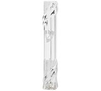 HolYudaica Lucite with Jerusalem Old City Decoration Plastic Mezuzah Case Easy Peel and Stick for 5inch / 12cm Door Mezuzah Scroll, Weather Proof Cace Protection Made in Israel