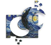 Holz Puzzles - "200" - Die Sternennacht/Vincent van Gogh