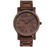 Holzkern Rilke 9120078335642 - Man - 40 mm - Analogue - Quartz - Mineral Glass Brown 20 mm