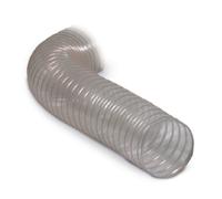 Holzkraft 4" Dust Extractor Hose 100mm x 10m Polyurethane Transparent