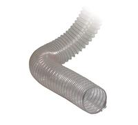 Holzkraft 514250225 Holzstar Flexible Polyurethane Hose, Transparent with Spiral, 80 mm Diameter x 2.5 m