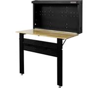 Holzman n WB120FOLD Folding Workbench, Maximum 135 kg, Wooden Worktop