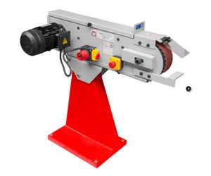 Holzmann 75mm Metal Belt Sander Linisher MSM75 3kw 400V - High Speed Grinding