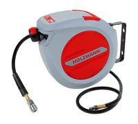 Holzmann Air Hose Reel 10m LSR10AIR PVC Hose Roll Up System EURO 1/4"