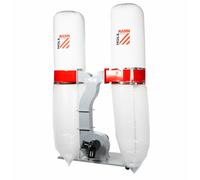 Holzmann Dust Extractor ABS3880 Twin Bag Wood Chip 2200W 400L 240V 16AMP