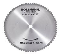 Holzmann Machine MKS355SB Carbide Saw Blade 355x25.4mm 72 Teeth