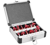 Holzmann OFS12 12 pc Router Bit Set | 8mm - Carbide Steel