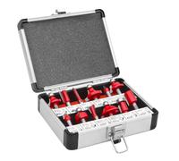 Holzmann OFS12 12 pc Router Bit Set | 8mm - Carbide Steel