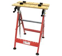 Holzmann Red Workbench, 7.5kg Load Capacity, Painted Finish, Engineered Wood Material