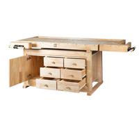 Holzmann Woodworking Bench WB210C 2.1m x 0.78m Clamp Storage Drawers