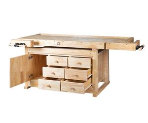 Holzmann Woodworking Bench WB210C 2.1m x 0.78m Clamp Storage Drawers