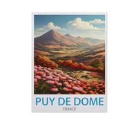 Holzpuzzle 1000 Teile, PUY De Dome France, Lernspielzeug für Erwachsene, Geburtstagsgeschenk, BT426,50x70cm