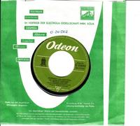 HOLZSCHUHTANZ / INTERMEZZO UND BARCAROLE / NORDWESTDEUTSCHE PHILHARMONIE Dirigent: Wilhelm Schüchter / A. Lortzing / ca. 1960 ??? / Firmen-Loch-Hülle / Odeon # O 20502 / Deutsche Pressung / 7" Vinyl SP Single-Schallplatte /