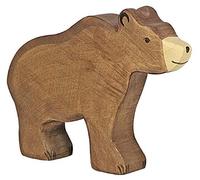 Holtztiger HT80183 Brown Bear, Assorted Colours