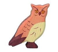 Holztiger Eagle Owl Wooden Figure