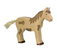 Wooden Tiger 80037 Horse Standing Spotted 15 cm Wooden Figures Series Farmland