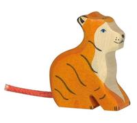 Holztiger Sitting Tiger Wooden Figure (Small)