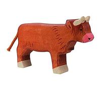 Holztiger Standing Scottish Highland Cattle Figure, 16 x 2.79 x 10.49 cm