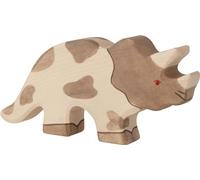 Holztiger Triceratops Wooden Figure