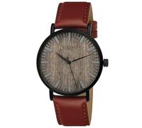 Holzwerk Germany Handmade Flat Designer Unisex Men's Watch Women's Eco Natural Wood Strap Analogue Classic Quartz Brown Black Leather Strap, Brown...., Strap.