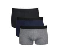HOM 3-Pack Boxerlines Boxer Trunks, Black/Navy/Grey - XX-Large