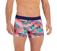 HOM Aqua Flowers Boxer Brief mens underwear trunk short ultra fine lined pouch