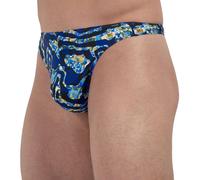 HOM FUNKY STYLE G-String mens underwear thong lined pouch low rise multicolour