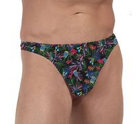 HOM FUNKY STYLE G-String mens underwear thong lined pouch low rise multicolour