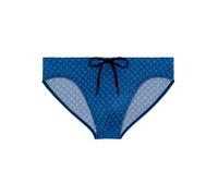 HOM Men's Slip de Bain Hendaye Swim Briefs, Blue Print, L
