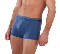 HOM - Mens Boxer Briefs 'HO1' - Classic Underwear, Blue (Bleu Chiné 0054), Medium