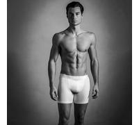 HOM HO1 Long Leg Men's Boxer Briefs Trunk Fly Opening Underwear