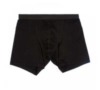 HOM HO1 Premium Cotton Modal Long Boxer Brief, Black
