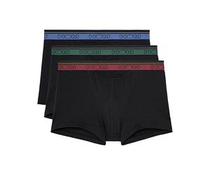 HOM Men's 3 Pack HO1 Tiago Boxer Brief Black L