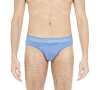 Hom Men's Basic Mini Briefs Ho1 Knickers, Blue (Bleu Chiné 0054), Large