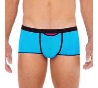 HOM Men's Boxer Court Ho1 Plume Up Hipster Panties, Turquoise Blue, XL