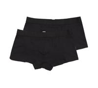 HOM Men's 2 Pack Shorts, Men's Pants, Boxerlines Soft Cotton - Black: : Medium