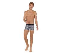 HOM Men's Chess Boxer Briefs, Imprimé échecs Noir et Blanc, S