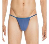 Hom Men's Plume G-String Underwear, Blue Jeans, L