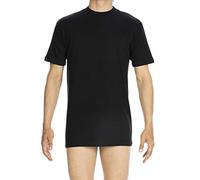 Hom Men's Harro Pure Cotton Crew-Neck T-Shirt, Black - Size: 38/Regular