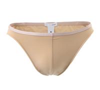 Men's HOM Plumes Men's Micro Brief - Cream/Brown - Size: L