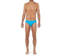 HOM Men's Sea Life Swim Trunks Briefs, Turquoise, M