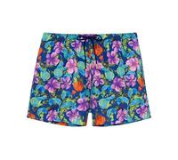HOM Men's Short de Bain Balata Swim Briefs, Navy Print, M