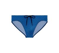HOM Men's Slip de Bain Hendaye Swim Briefs, Blue Print, L